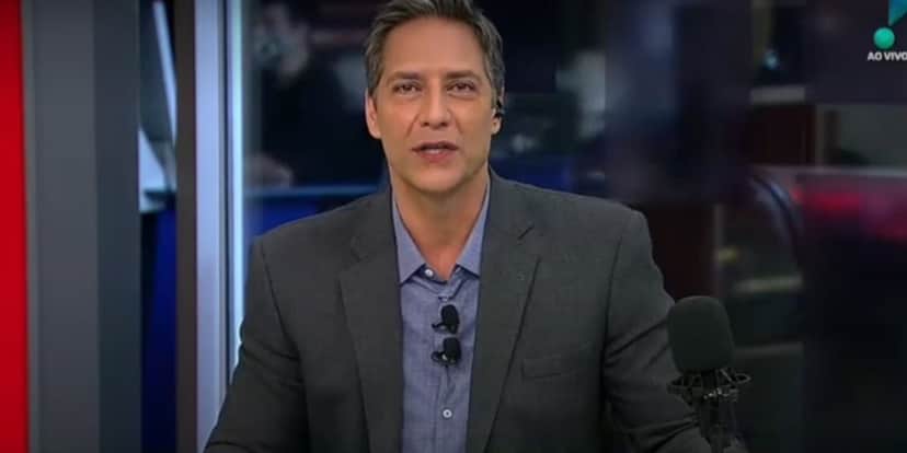 Lacombe sob o comando do Opinião no Ar, da RedeTV! - Foto: Reprodução