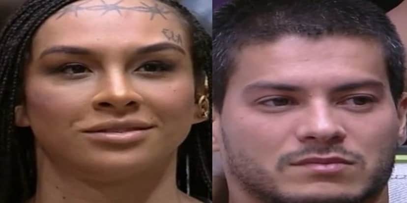 Lina e Arthur Aguiar no BBB22 (Foto: Montagem) Lina e Arthur Aguiar no BBB22 (Foto: Montagem)
