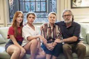 Irma (Malu Rodrigues), Madeleine (Bruna Linzmeyer), Mariana (Selam Egrei) e Antero (Leopoldo Pacheco) na primeira fase de 'Pantanal' (Foto: Reprodução / Globo / João Miguel Júnior) Irma (Malu Rodrigues), Madeleine (Bruna Linzmeyer), Mariana (Selam Egrei) e Antero (Leopoldo Pacheco) na primeira fase de 'Pantanal' (Foto: Reprodução / Globo / João Miguel Júnior)
