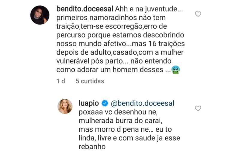Luana Piovani surpreendeu com declaração Luana Piovani surpreendeu com declaração