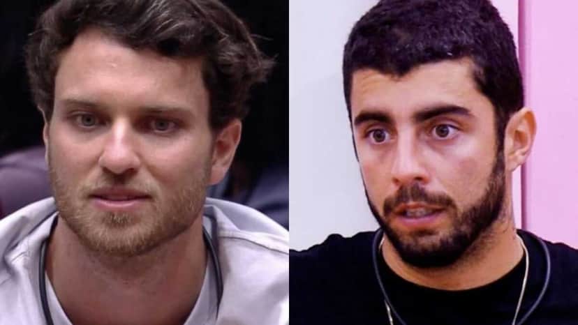 BBB22: Lucas e Pedro Scooby discutem feio (Foto: Reprodução/Montagem) BBB22: Lucas e Pedro Scooby discutem feio (Foto: Reprodução/Montagem)