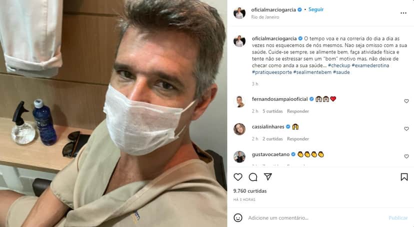 Compartilhamento de Márcio Garcia - Foto: Reprodução Compartilhamento de Márcio Garcia - Foto: Reprodução