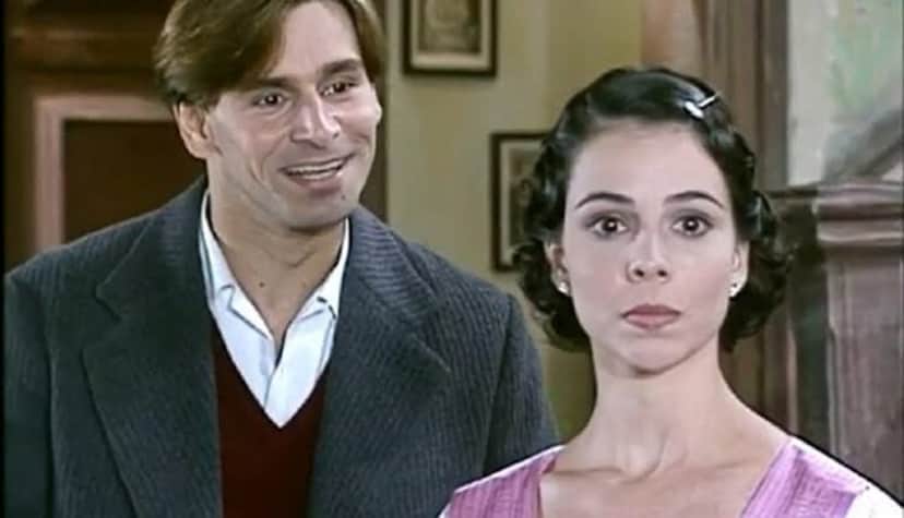 Miriam Freeland (Candoca) e Murilo Rosa (Celso) em cena de "O Cravo e a Rosa" (Reprodução/ Globo) Miriam Freeland (Candoca) e Murilo Rosa (Celso) em cena de "O Cravo e a Rosa" (Reprodução/ Globo)