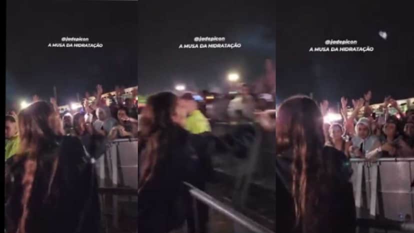 Jade Picon vira meme no Lollapalooza (Foto: Reprodução/Montagem/Instagram): Jade Picon vira meme no Lollapalooza (Foto: Reprodução/Montagem/Instagram):