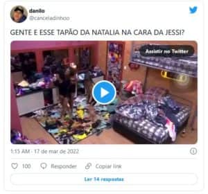 Web pede expulsão da sister no reality (Foto: Reprodução / Twitter) Web pede expulsão da sister no reality (Foto: Reprodução / Twitter)