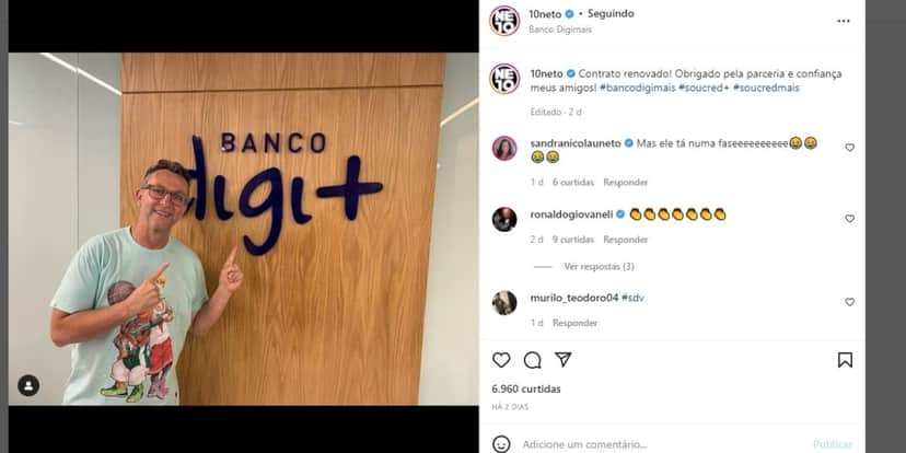 "Renovado", Neto assina contrato fora da Band, faz anúncio e confirma: "Parceria e confiança" "Renovado", Neto assina contrato fora da Band, faz anúncio e confirma: "Parceria e confiança"
