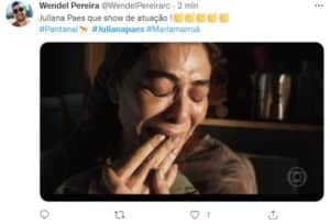 Maria Marruá emocionou o público que acompanhou a novela da Globo (Foto: Reprodução / Twitter) Maria Marruá emocionou o público que acompanhou a novela da Globo (Foto: Reprodução / Twitter)