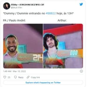 Internautas reagiram sobre a trollagem que o Big Boss irá fazer com os brothers do BBB22 (Foto: Reprodução / Twitter) Internautas reagiram sobre a trollagem que o Big Boss irá fazer com os brothers do BBB22 (Foto: Reprodução / Twitter)