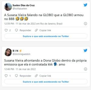 Susana Vieira defendeu Jade e alfinetou Arthur do BBB22 (Foto: Reprodução / Twitter)