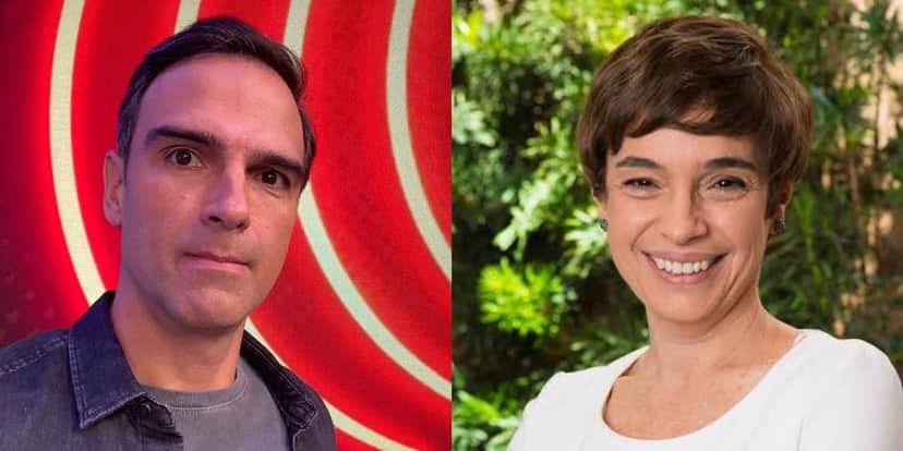 Tadeu Schmidt culpou Renata Lo Prete pelo término às pressas do BBB22 (Foto: Reprodução) Tadeu Schmidt culpou Renata Lo Prete pelo término às pressas do BBB22 (Foto: Reprodução)