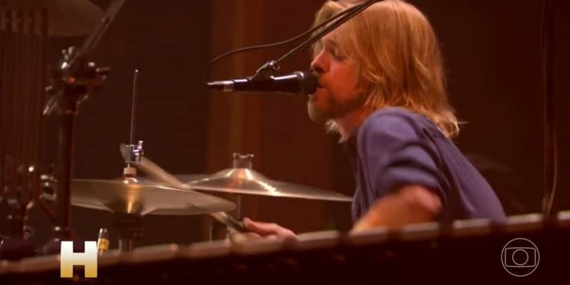 Roberto Kovalick noticiou a morte de Taylor Hawkins, do Foo Fighters (Foto: Reprodução/TV Globo) Roberto Kovalick noticiou a morte de Taylor Hawkins, do Foo Fighters (Foto: Reprodução/TV Globo)