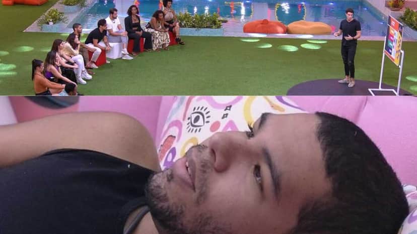 BBB22: Vyni desabafa sobre Jogo da Discórdia (Foto: Reprodução/Montagem) BBB22: Vyni desabafa sobre Jogo da Discórdia (Foto: Reprodução/Montagem)