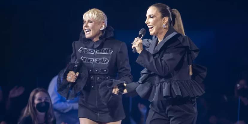 Xuxa Meneghel e Ivete Sangalo durante o The Masked Singer Brasil (Foto: Reprodução) Xuxa Meneghel e Ivete Sangalo durante o The Masked Singer Brasil (Foto: Reprodução)