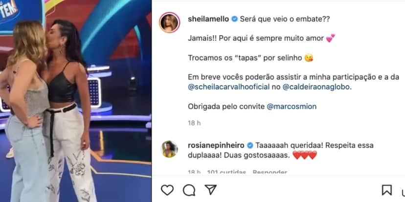 Sheilla Mello e Sheilla Carvalho Sheilla Mello e Sheilla Carvalho