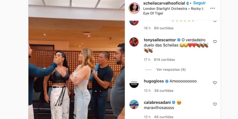Sheilla Mello e Sheilla Carvalho Sheilla Mello e Sheilla Carvalho