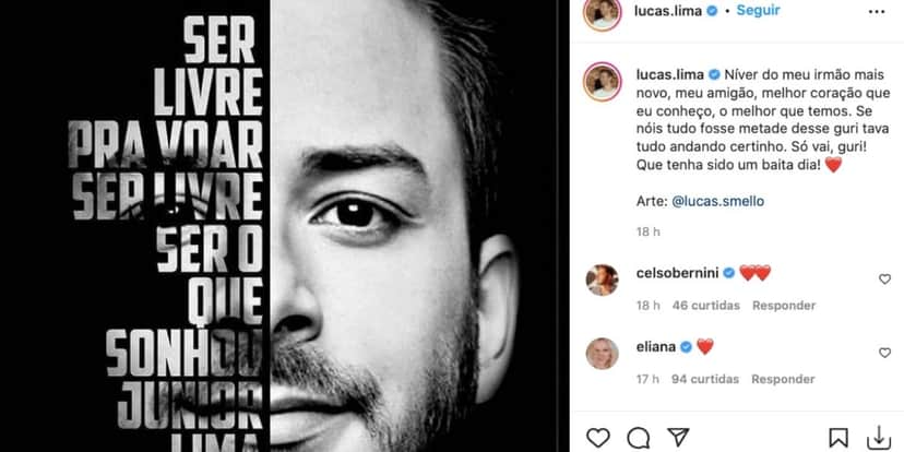 De acordo com marido de Sandy, Junior é um homem incrível De acordo com marido de Sandy, Junior é um homem incrível