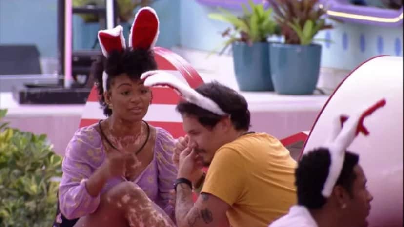 BBB22: Natália tenta fazer as pazes com Eliezer (Foto: Reprodução) BBB22: Natália tenta fazer as pazes com Eliezer (Foto: Reprodução)
