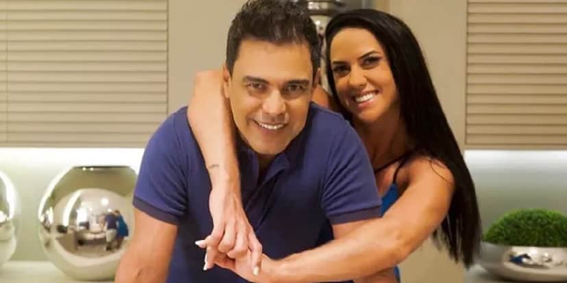 Graciele Lacerda ao lado de Zezé Di Camargo (Foto: Divulgação) Graciele Lacerda ao lado de Zezé Di Camargo (Foto: Divulgação)