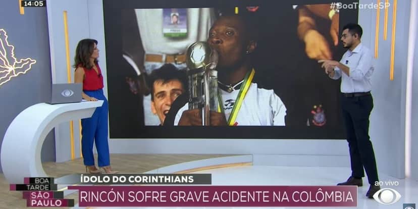 "Destruído", Adriana Araújo interrompe Neto e anuncia acidente de famoso na Band: "A situação é delicada" "Destruído", Adriana Araújo interrompe Neto e anuncia acidente de famoso na Band: "A situação é delicada"