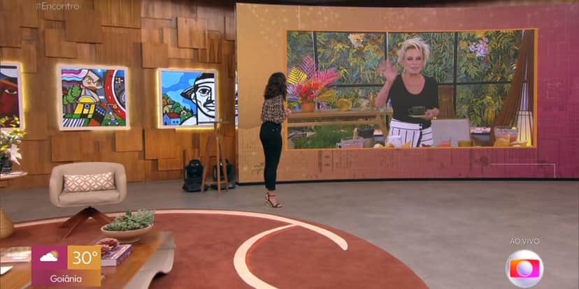 Ana Maria Braga no "Encontro", com Fátima Bernardes (Foto: Reprodução/TV Globo) Ana Maria Braga no "Encontro", com Fátima Bernardes (Foto: Reprodução/TV Globo)