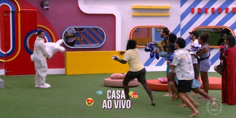 Volta de Arthur Aguiar ao "BBB22" movimentou a casa (Foto: Reprodução/TV Globo) Volta de Arthur Aguiar ao "BBB22" movimentou a casa (Foto: Reprodução/TV Globo)