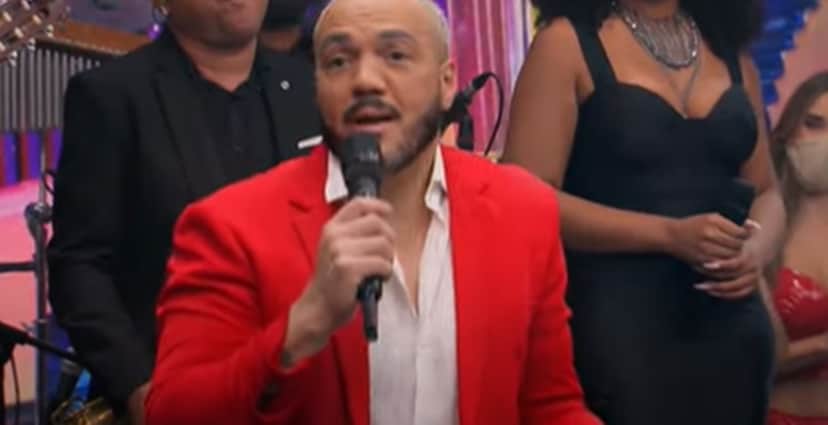 Belo se apresentou no "Faustão na Band" Belo se apresentou no "Faustão na Band"