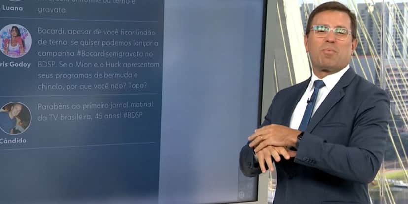 "Estou falando demais", Bocardi expõe desfecho do BDSP após 45 anos e confirma: "Não era tão importante" "Estou falando demais", Bocardi expõe desfecho do BDSP após 45 anos e confirma: "Não era tão importante"
