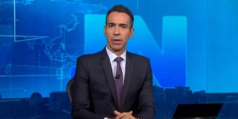 César Tralli no "Jornal Nacional" (Foto: Reprodução/TV Globo) César Tralli no "Jornal Nacional" (Foto: Reprodução/TV Globo)