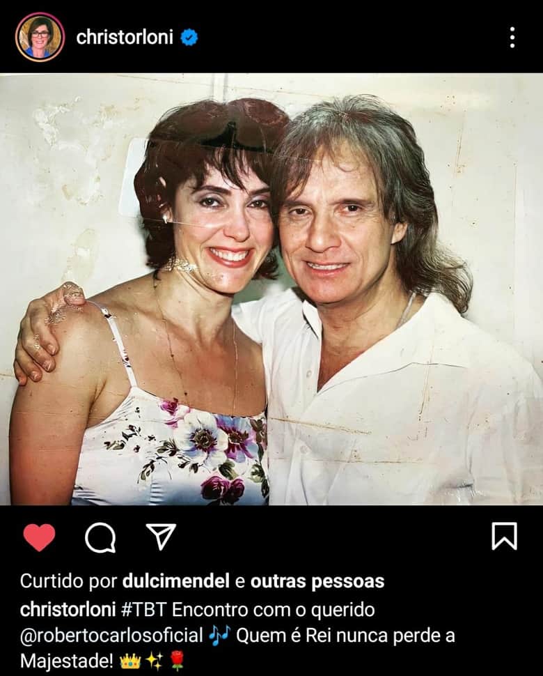 Christiane Torloni, Roberto Carlos Christiane Torloni, Roberto Carlos