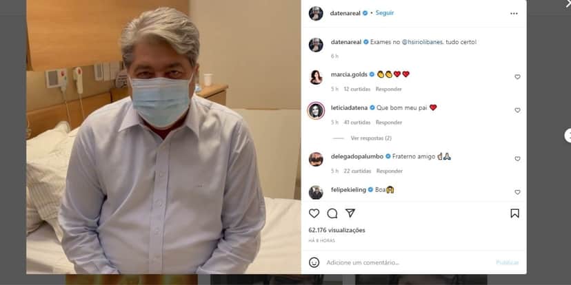 Datena deixa Band às pressas, passa noite em hospital e confirma o que aconteceu: "Questão de tempo" Datena deixa Band às pressas, passa noite em hospital e confirma o que aconteceu: "Questão de tempo"