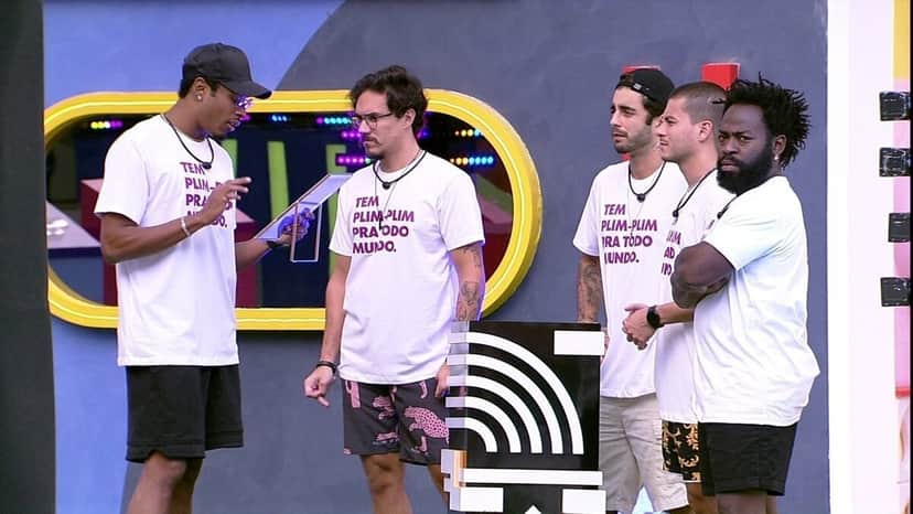 BBB22: Brothers participam de dinâmica com Boninho (Foto: Reprodução) BBB22: Brothers participam de dinâmica com Boninho (Foto: Reprodução)