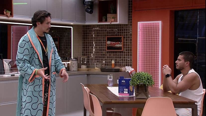 BBB22: Eliezer fala o que pensa de Arthur Aguiar para ele (Foto: Reprodução) BBB22: Eliezer fala o que pensa de Arthur Aguiar para ele (Foto: Reprodução)