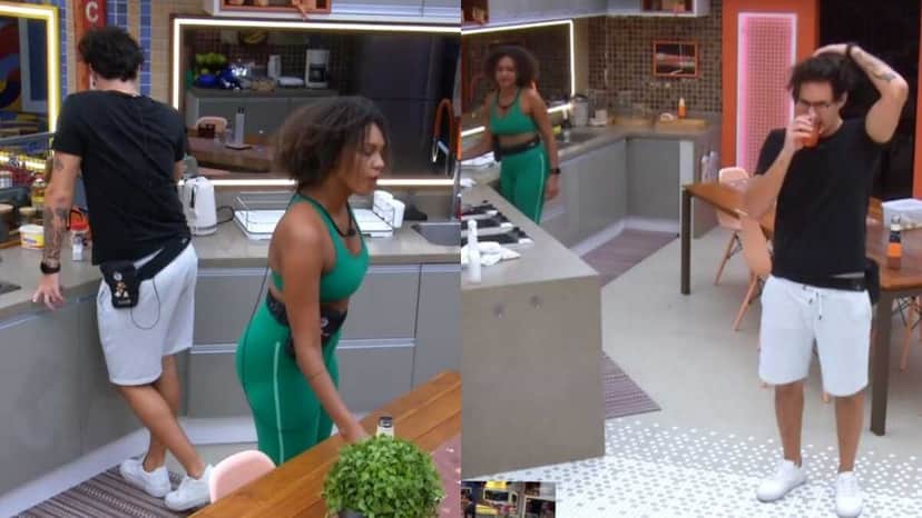 BBB22: Jessilane e Eliezer se preparam para o Paredão (Foto: Reprodução/Montagem) BBB22: Jessilane e Eliezer se preparam para o Paredão (Foto: Reprodução/Montagem)