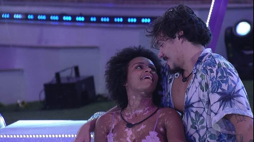 BBB22: Eliezer teve um affair com Natália na casa (Foto: Reprodução) BBB22: Eliezer teve um affair com Natália na casa (Foto: Reprodução)