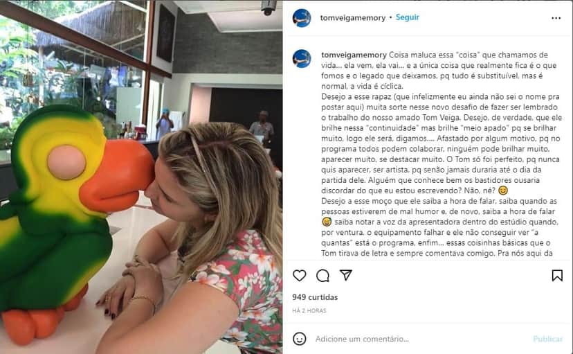 Ex-de Louro José, faz textão após Ana Maria anunciar novo boneco - Foto: Reprodução Ex-de Louro José, faz textão após Ana Maria anunciar novo boneco - Foto: Reprodução
