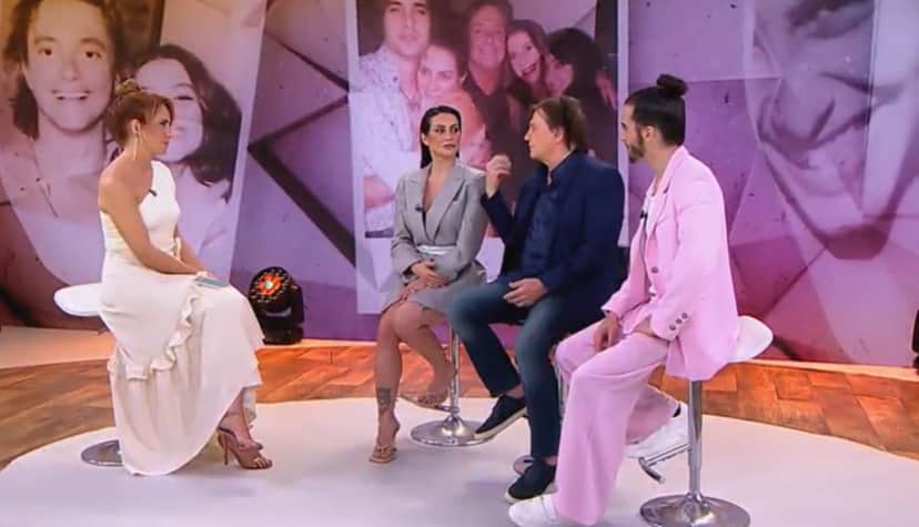 Poliana Abritta entrevista Fábio Jr. e seus filhos famosos, Cleo e Fiuk Poliana Abritta entrevista Fábio Jr. e seus filhos famosos, Cleo e Fiuk