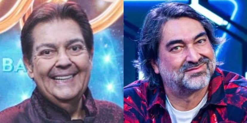 Faustão e Zeca Camargo foram acusados de não se bicarem (Foto: Reprodução) Faustão e Zeca Camargo foram acusados de não se bicarem (Foto: Reprodução)
