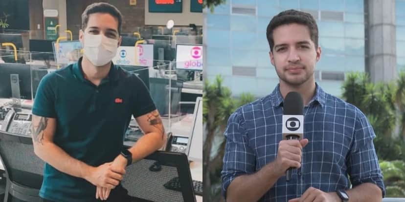 Repórter Gabriel Luiz é famoso pelo trabalho na TV e pela espontaneidade nas redes sociais (Foto: Reprodução/Instagram/TV Globo)