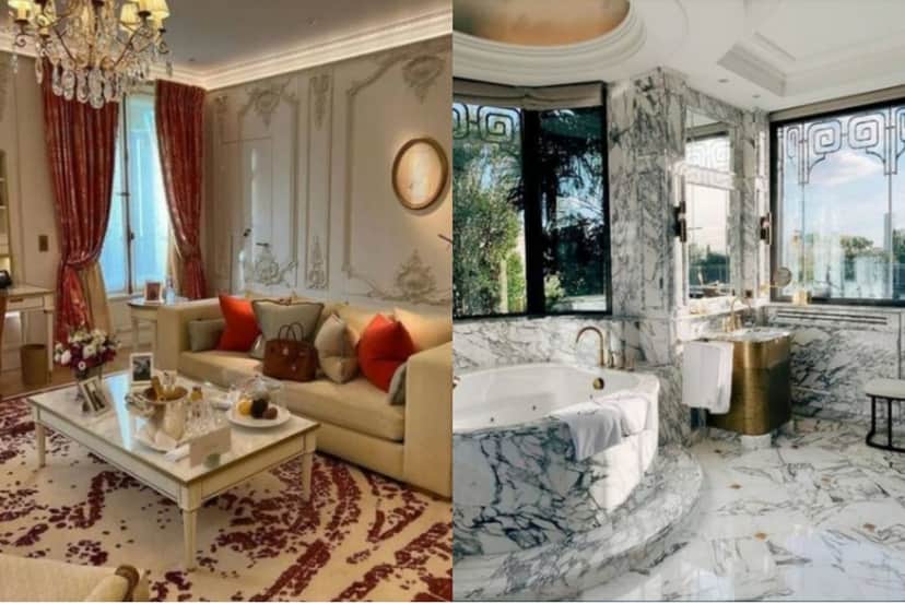 Suíte do hotel Le Meurice que Felipe Neto se hospedou Suíte do hotel Le Meurice que Felipe Neto se hospedou