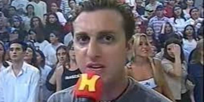 Luciano Huck no extinto programa "H" (Foto: Reprodução/Band) Luciano Huck no extinto programa "H" (Foto: Reprodução/Band)