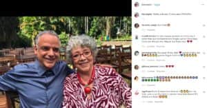Angela Leal e Ângelo Antônio interpretaram Maria Bruaca e Alcides na 1ª versão de 'Pantanal' e se reencontraram (Foto: Reprodução / Instagram) Angela Leal e Ângelo Antônio interpretaram Maria Bruaca e Alcides na 1ª versão de 'Pantanal' e se reencontraram (Foto: Reprodução / Instagram)