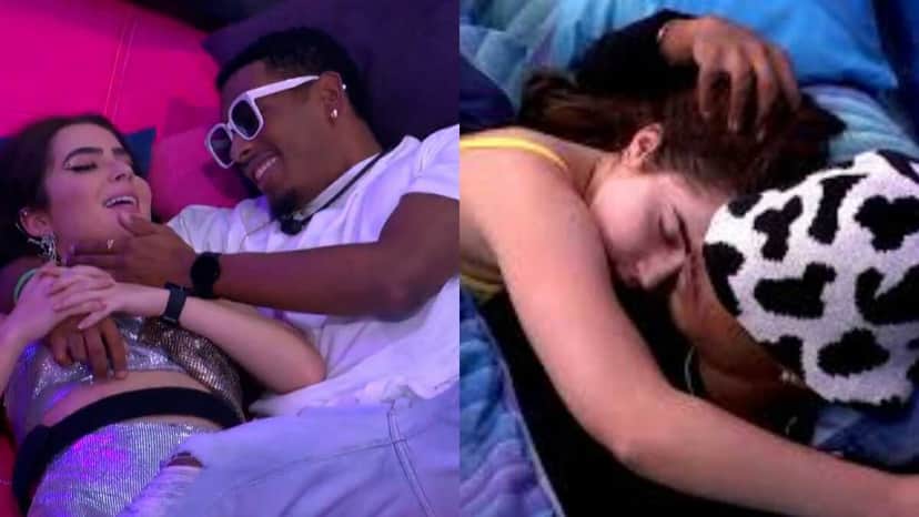 BBB22: Jade Picon e Paulo André tiveram um affair dentro do reality (Foto: Reprodução/Montagem) BBB22: Jade Picon e Paulo André tiveram um affair dentro do reality (Foto: Reprodução/Montagem)