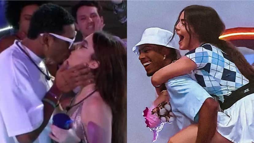 BBB22: Paulo André e Jade Picon eram um casal dentro da casa (Foto: Reprodução/Montagem) BBB22: Paulo André e Jade Picon eram um casal dentro da casa (Foto: Reprodução/Montagem)