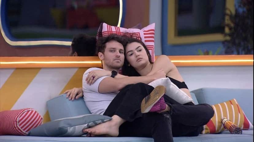 BBB22: Eslovênia e Lucas. (Foto: Reprodução / Globo) BBB22: Eslovênia e Lucas. (Foto: Reprodução / Globo)