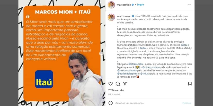 "Preciso dividir com vocês", Marcos Mion fecha contrato milionário fora da Globo e assume: "Na hora certa" "Preciso dividir com vocês", Marcos Mion fecha contrato milionário fora da Globo e assume: "Na hora certa"