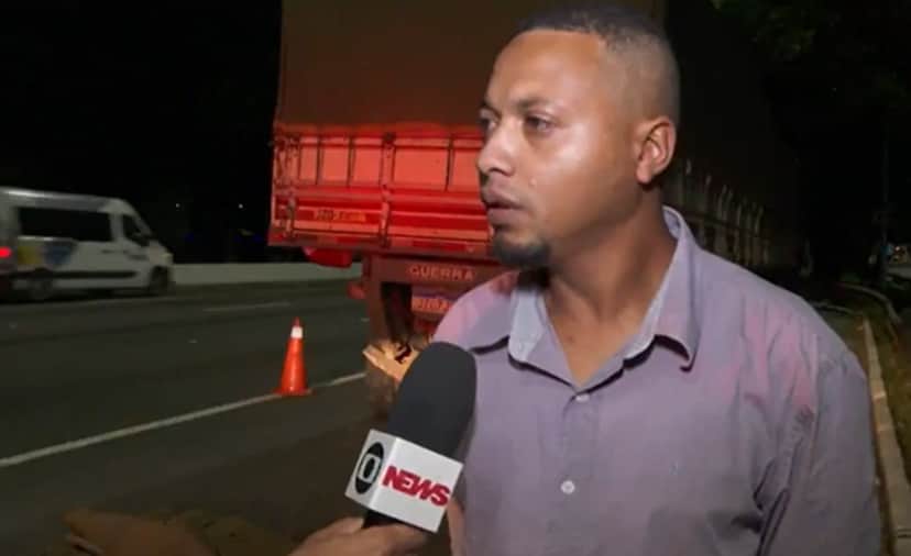 Kaique Reis, motorista de aplicativo, conta como aconteceu o acidente de Rodrigo Mussi Kaique Reis, motorista de aplicativo, conta como aconteceu o acidente de Rodrigo Mussi