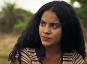 Muda (Bella Campos) em Pantanal; atriz afirma que personagem abusa do seu poder no folhetim (Foto: Reprodução / Globo) Muda (Bella Campos) em Pantanal; atriz afirma que personagem abusa do seu poder no folhetim (Foto: Reprodução / Globo)