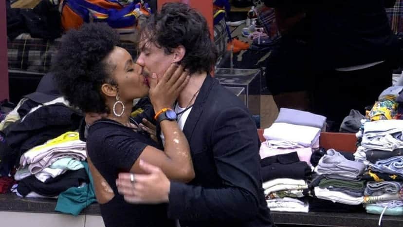 BBB22: Eliezer e Natália formaram um casal no reality global (Foto: Reprodução) BBB22: Eliezer e Natália formaram um casal no reality global (Foto: Reprodução)