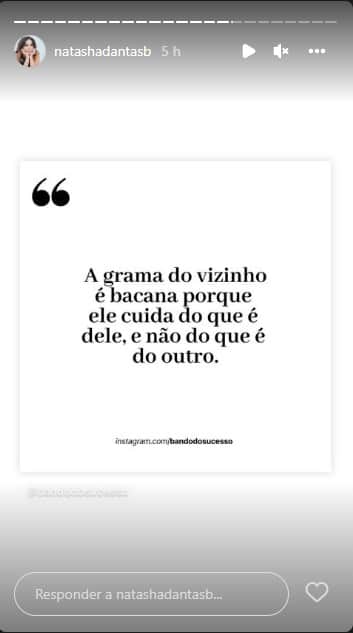 Esposa de Bonner manda recado na lata - Foto: Reprodução Esposa de Bonner manda recado na lata - Foto: Reprodução