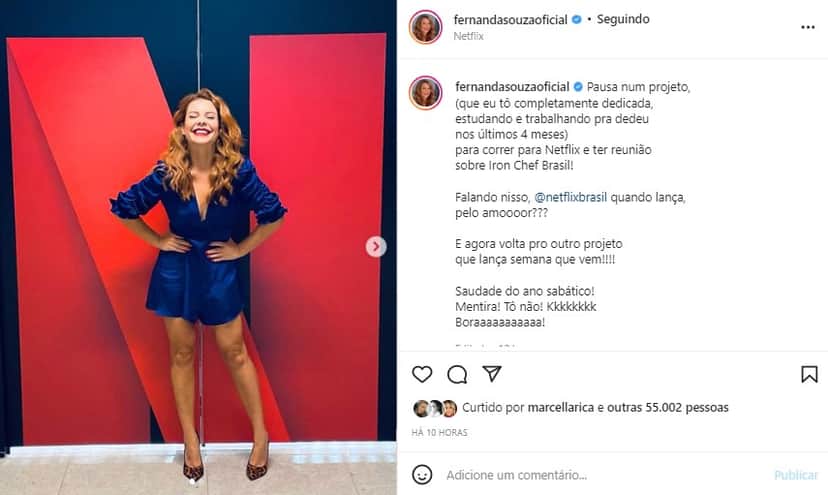 Fernanda Souza deixou recado especial aos seguidores (Foto: Reprodução) Fernanda Souza deixou recado especial aos seguidores (Foto: Reprodução)